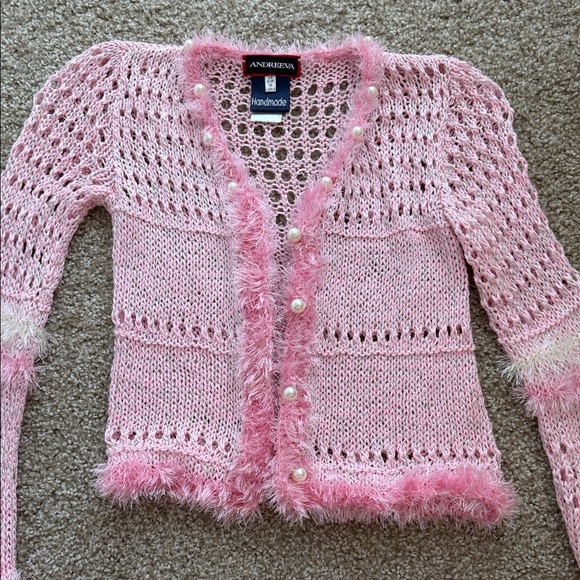 Andreeva Sweaters - Pink Knit Sweater and skirt